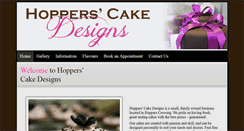 Desktop Screenshot of hopperscakedesigns.com.au